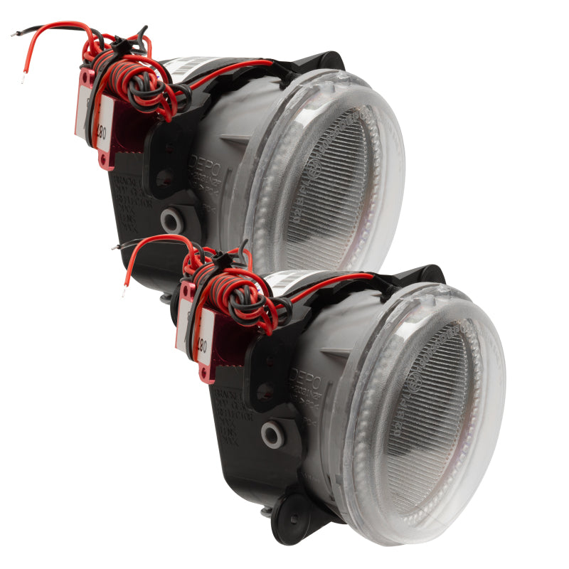 Oracle Lighting 10-15 Jeep Wrangler JK Pre-Assembled LED Halo Fog Lights -UV/Purple SEE WARRANTY - 7159-007