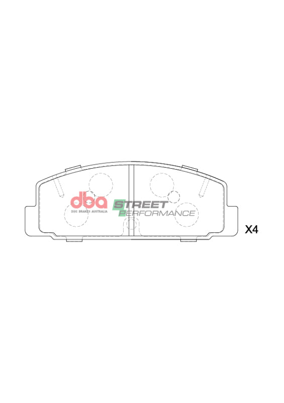 DBA 84-95 Mazda RX-7 SP Performance Rear Brake Pads - DB417SP
