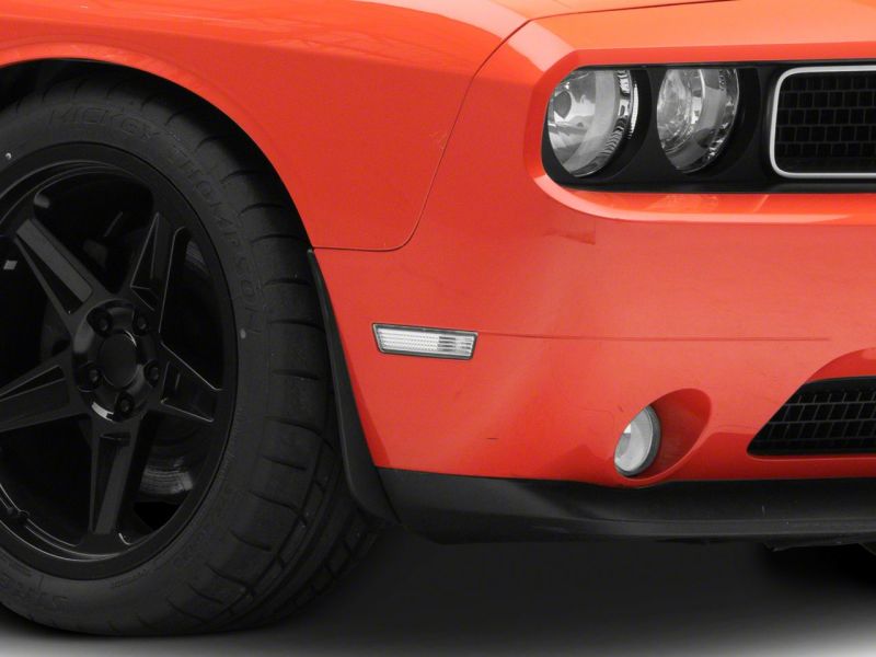 Raxiom 08-14 Dodge Challenger Axial Series Side Marker Lamps- Clear - CH17669