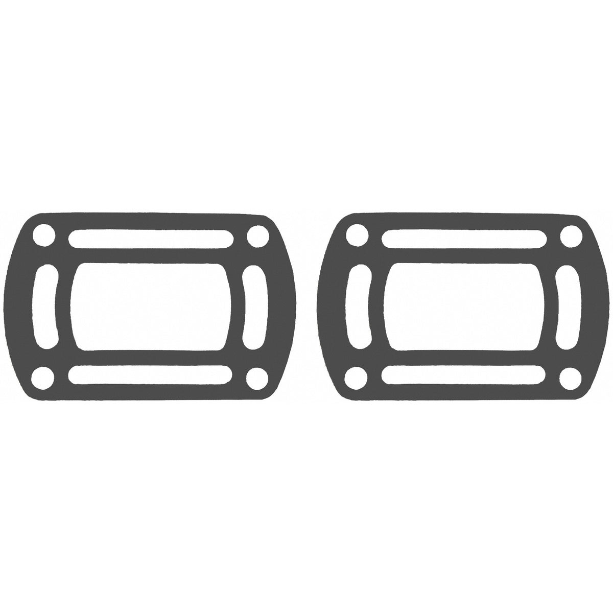 Fel-Pro 17541 Exhaust Manifold Heat Exchanger Gasket - front view