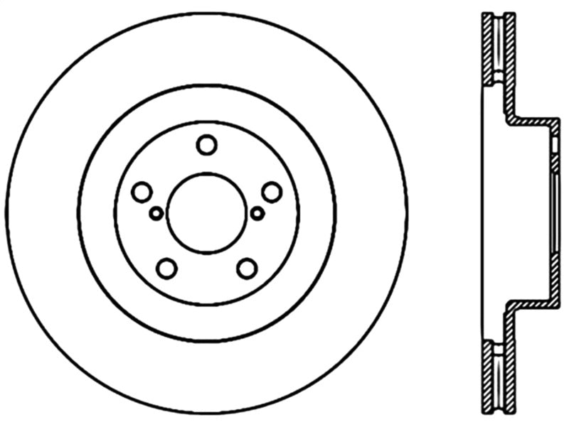 StopTech Power Slot 02-10 WRX CRYO Front Right Rotor *Special Order 3-6 weeks No Cancellations* - 126.47018CSR