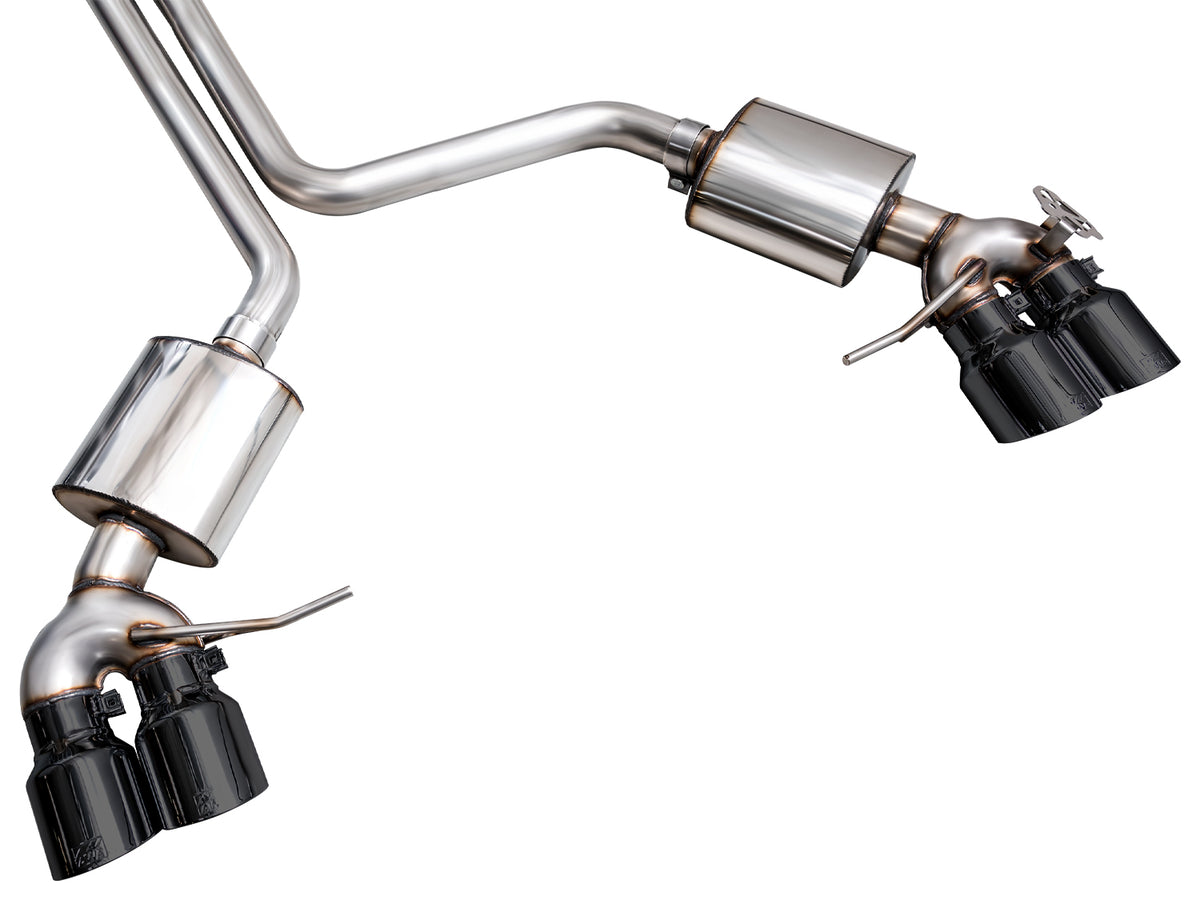 AWE Tuning 2022+ Porsche Macan 2.9TT Touring Edition Catback Exhaust w/ Diamond Black Tips - 3015-43952