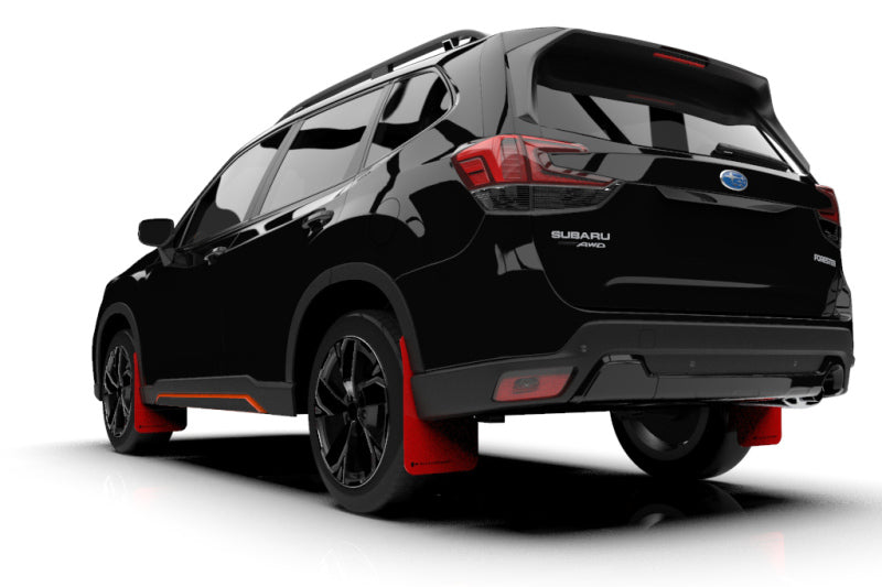 Rally Armor 19-21 Subaru Forester Red UR Mud Flap w/ Black Logo - MF52-UR-RD/BLK