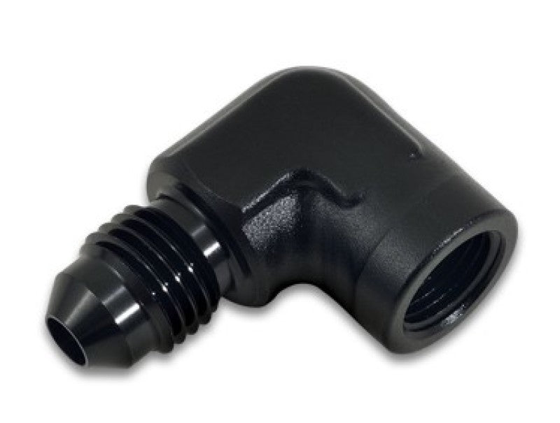 Vibrant -4AN to 1/8in NPT 90 Degree Adapter Fitting - 11306