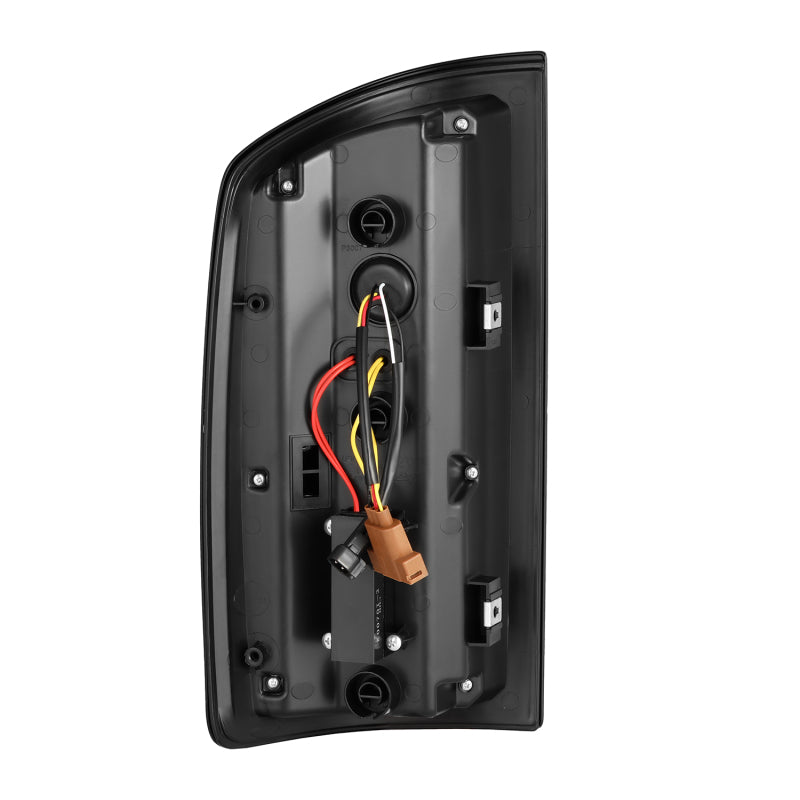 AlphaRex 07-08 Dodge Ram1500/07-09 Dodge Ram 2500+3500 Luxx-Series LED Tail Lights(Pair) Alpha Black - 641050
