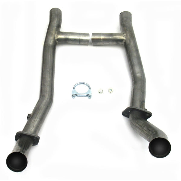 JBA 65-73 Ford Mustang 260-302 w/T-5 Trans 409SS H-Pipe - 1651SH for 1964-1973 Ford Mustang - front view