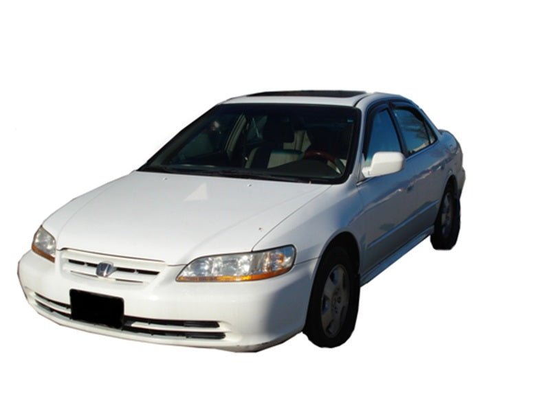 AVS 98-02 Honda Accord Ventvisor In-Channel Front &amp; Rear Window Deflectors 4pc - Smoke - 194959