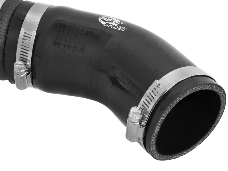 aFe BladeRunner 3in Black Intercooler Tube Cold Side w/ Couplings &amp; Clamps 11-13 BMW 335i 3.0L (t) - 46-20249-B