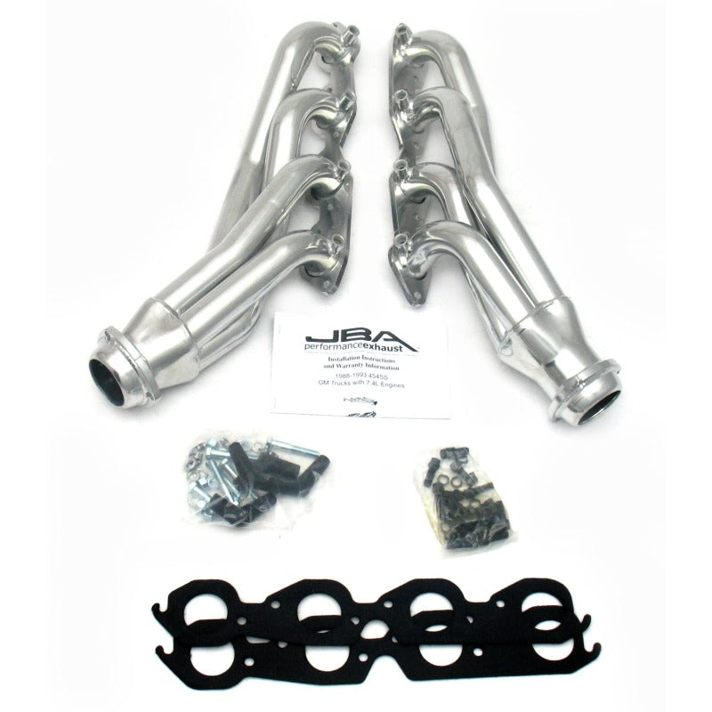 JBA 88-93 GM Truck 7.4L BBC w/A.I.R. 1-3/4in Primary Silver Ctd Cat4Ward Header - 1822S-2JS