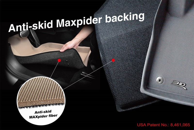 3D Maxpider 18-24 Jeep Wrangler JL Unlimited Maxtrac Black R1 R2 - A5JP01901809