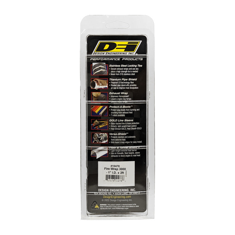 DEI Fire Wrap 3000 1in I.D. x 2ft - 10478