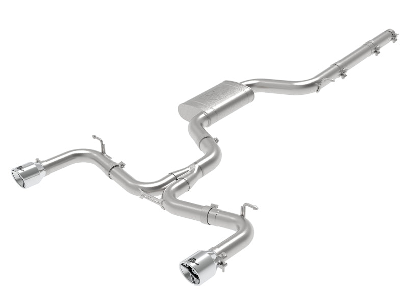 aFe MACHForce XP 3in-2.5in SS Exhaust Cat-Back 18-19 Volkswagen GTI (MK7.5) L4-2.0L (t) - Polished - 49-36422-P