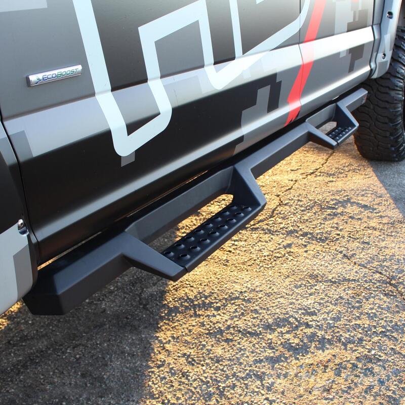 Westin/HDX 17-18 Ford F-150 SuperCrew Drop Nerf Step Bars - Textured Black - 56-13945