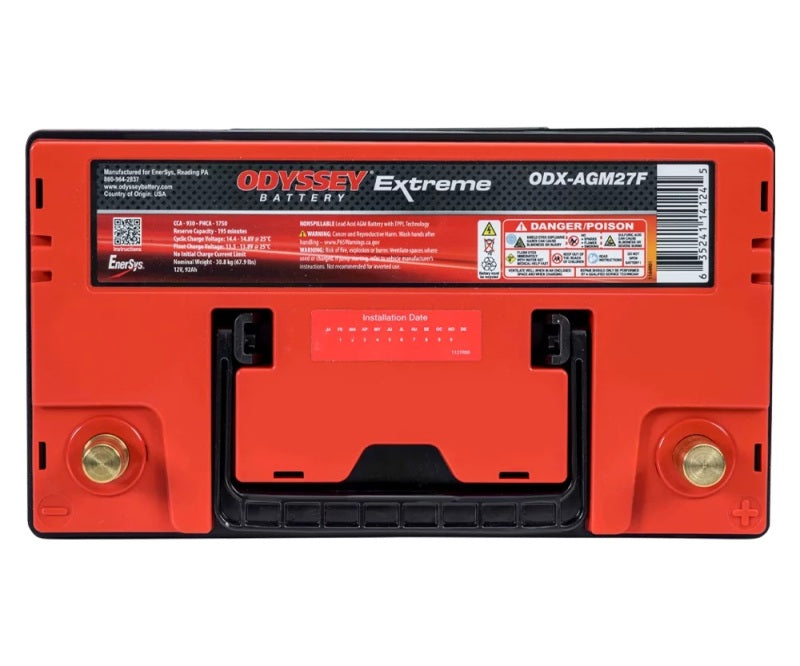 Odyssey Battery Heavy Duty &amp; Commercial Extreme AGM Battery (NSB-AGM27F) - ODX-AGM27F