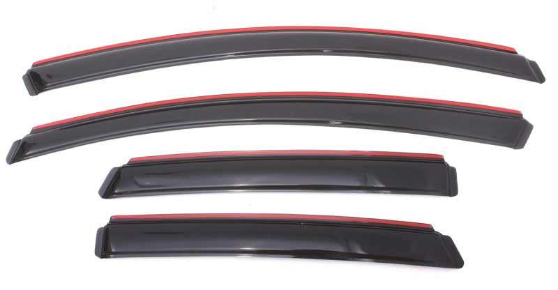 AVS 12-17 Buick Verano Ventvisor In-Channel Front &amp; Rear Window Deflectors 4pc - Smoke - 194389