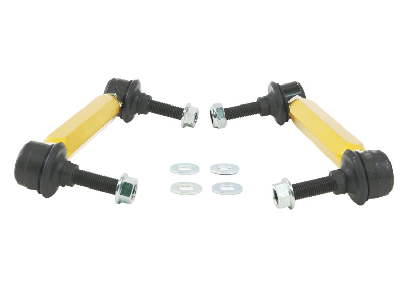 Whiteline Universal Sway Bar End Link Kit - 175-200mm Heavy Duty Adjustable - 10mm Ball Studs - KLC140-175