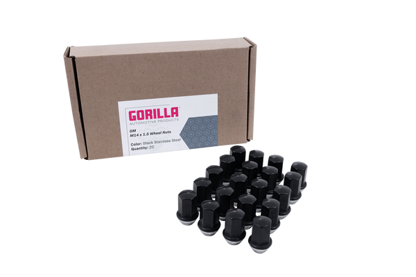 Gorilla Automotive - Fact Bulge 22 Hex 14-1.50 Ssblk-20qty - 61148FSSSB-20