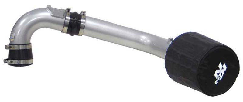K&N 04 Mazda3 L4-2.3L Silver Typhoon Short Ram Intake - 69-6010TS for 2004-2009 Mazda 3 - front view