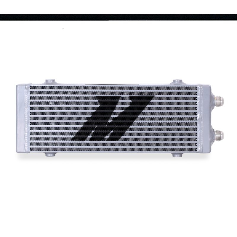 Mishimoto Universal Medium Bar and Plate Dual Pass Silver Oil Cooler - MMOC-DP-MSL