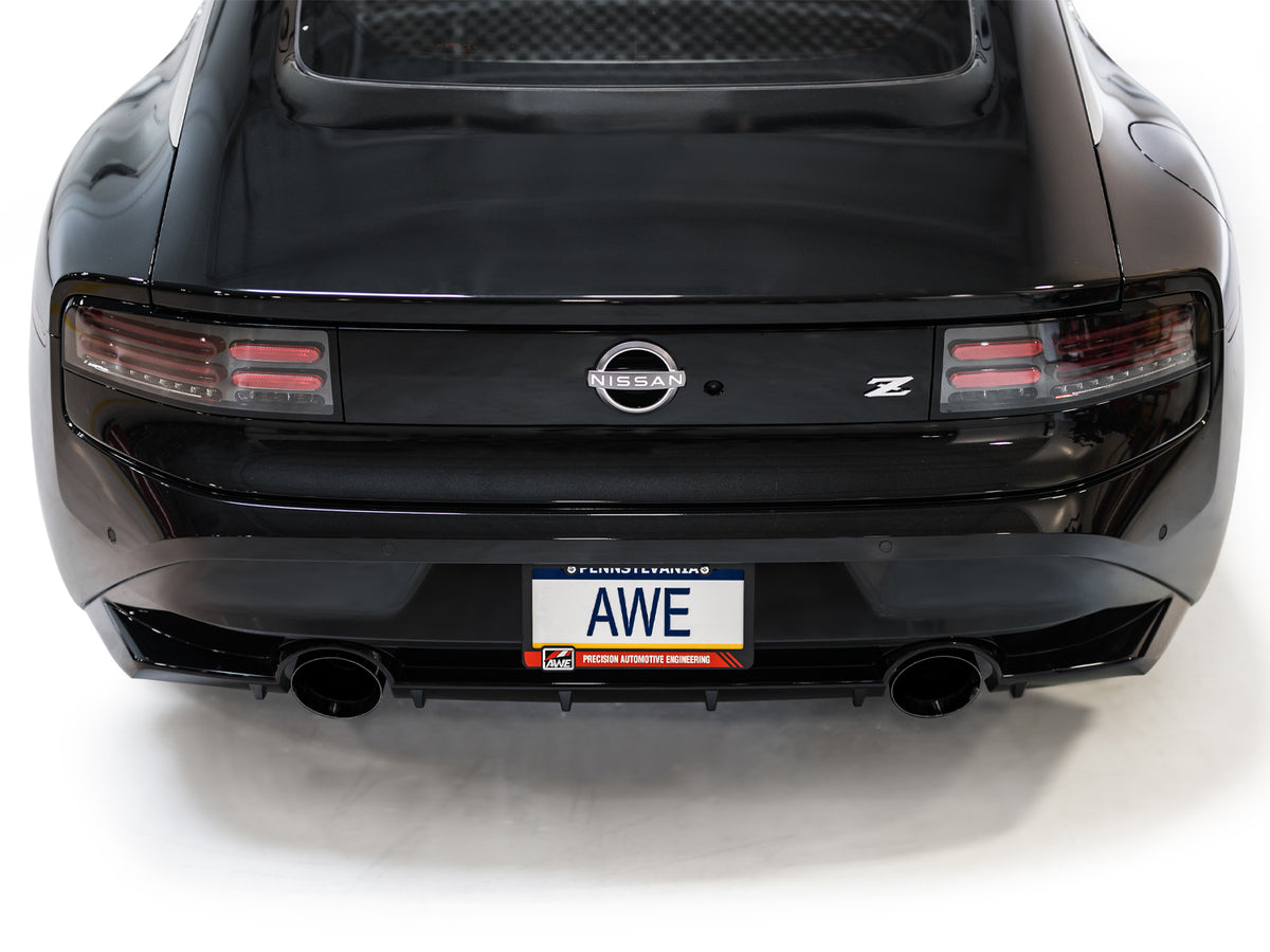 AWE 2023 Nissan Z RZ34 RWD Track Edition Catback Exhaust System w/ Diamond Black Tips - 3020-33400
