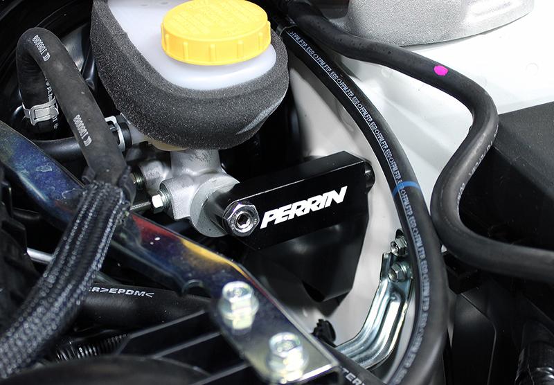 Perrin 2015 Subaru WRX/STi Master Cylinder Brace - Black - PSP-BRK-403BK