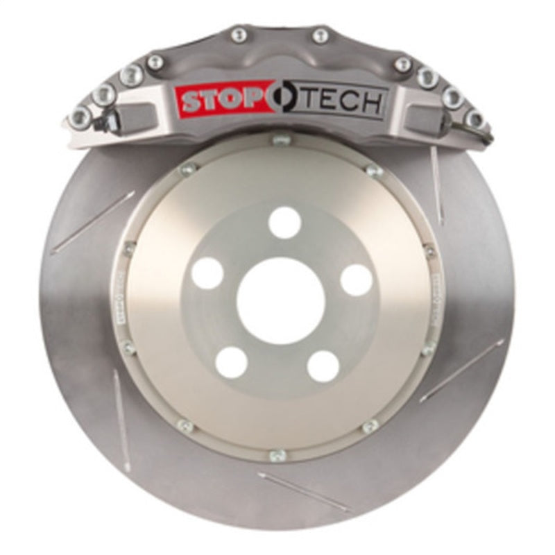 StopTech 04-07 STi Trophy Style Front Big Brake Kit 355X32MM with Gun Metal ST60 Calipers Slotted Ro - 83.838.6700.R1