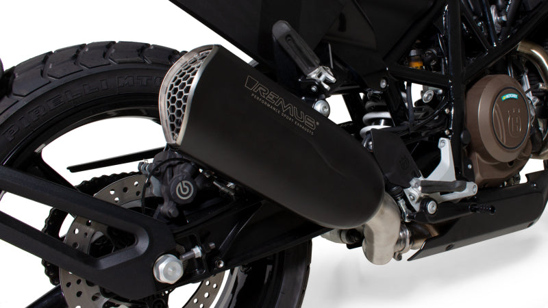 Remus 2018 Husqvarna Vitpilen 701/Svartpilen 701 Euro 8 NXT Black Race Slip On w/Sound Insert - 94783 100065