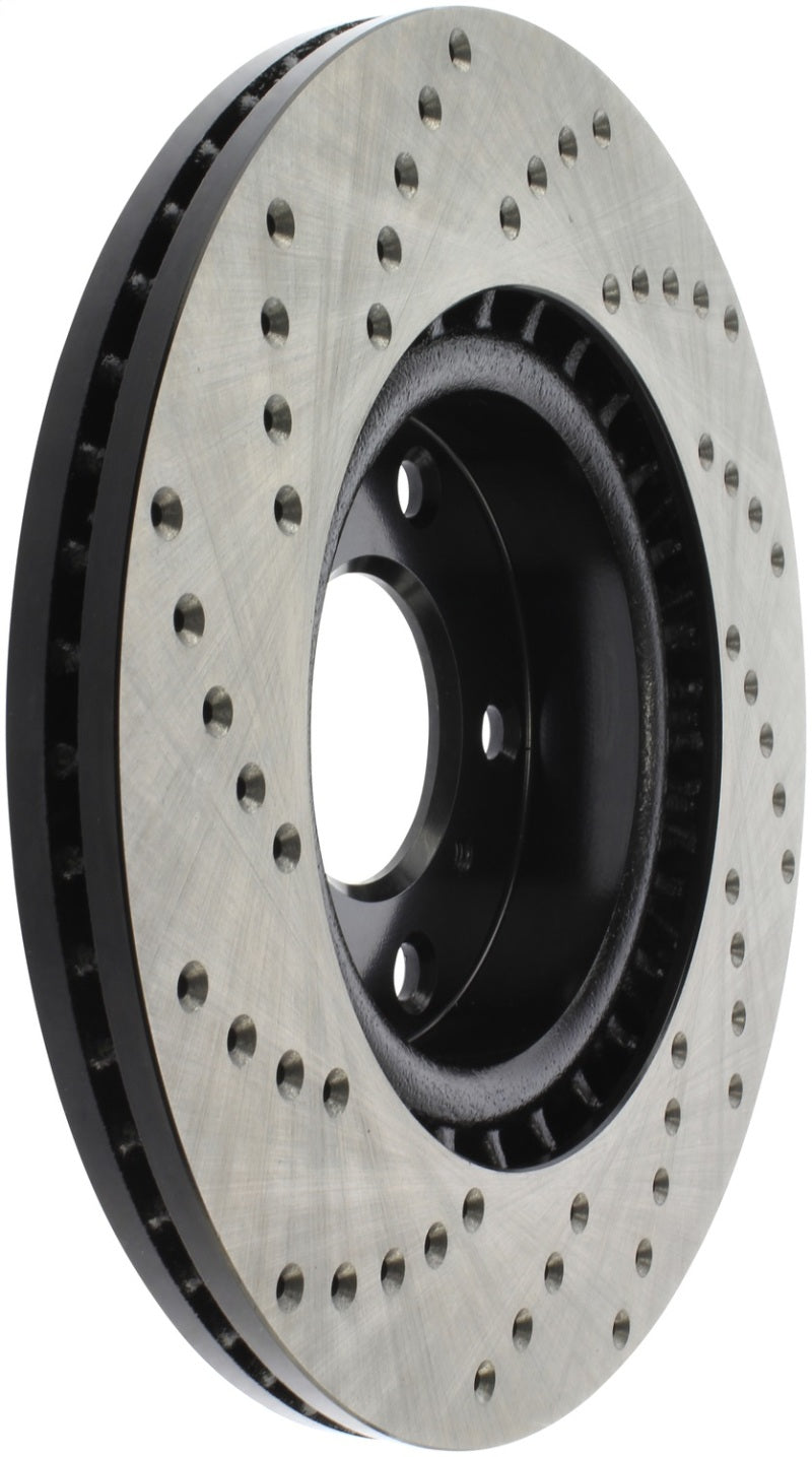 StopTech 8/02-03 Infiniti G35 Drilled Left Front Rotor - 128.42074L