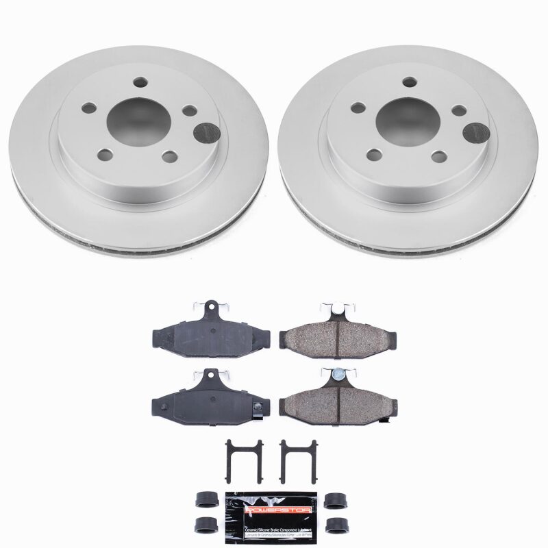 Power Stop 93-97 Chevrolet Camaro Rear Z23 Coated Brake Kit - CPK1531-23
