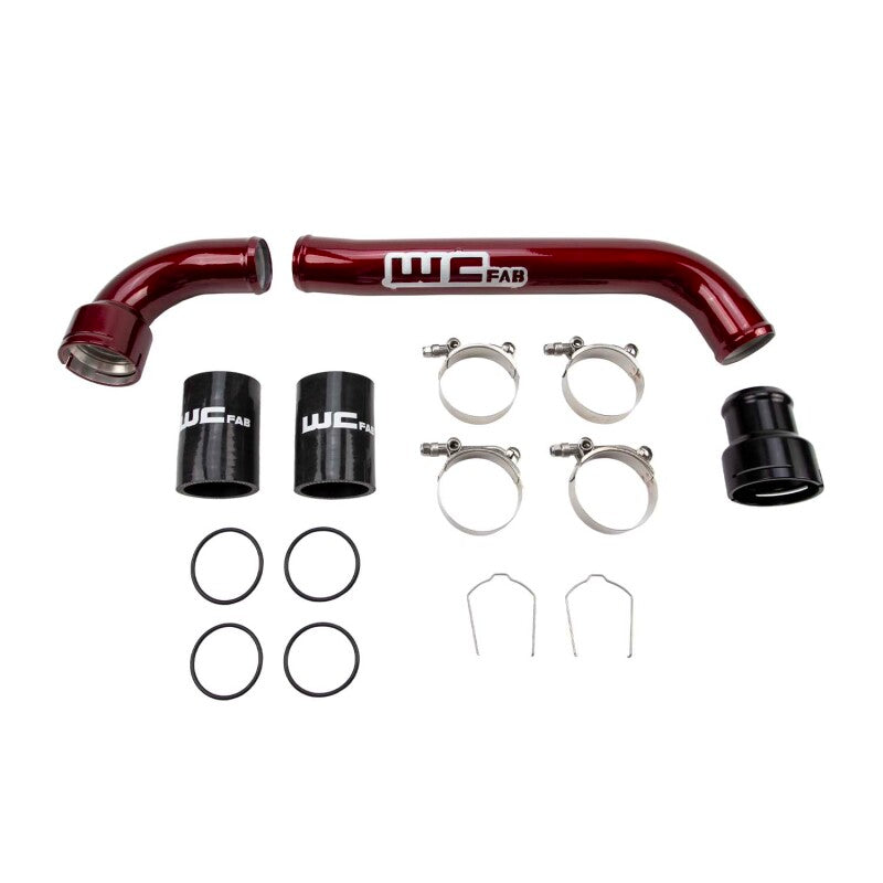 Wehrli 17-25 Ford Power Stroke 6.7L Upper Coolant Pipe Kit - Bengal Silver - WCF100311-BS