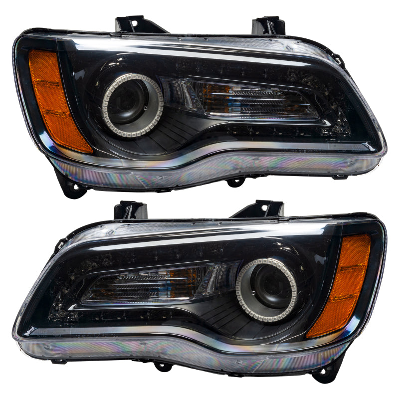 Oracle 11-14 Chrysler 300C SMD HL - Black - NON HID - ColorSHIFT w/o Controller SEE WARRANTY - 7729-334