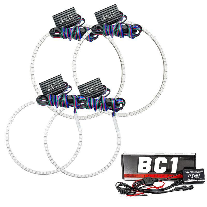 Oracle Jeep Grand Cherokee 08-10 Halo Kit - ColorSHIFT w/ BC1 Controller SEE WARRANTY - 1298-335