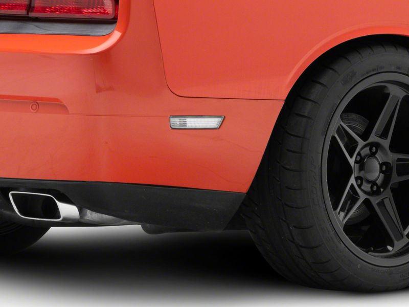 Raxiom 08-14 Dodge Challenger Axial Series Side Marker Lamps- Clear - CH17669