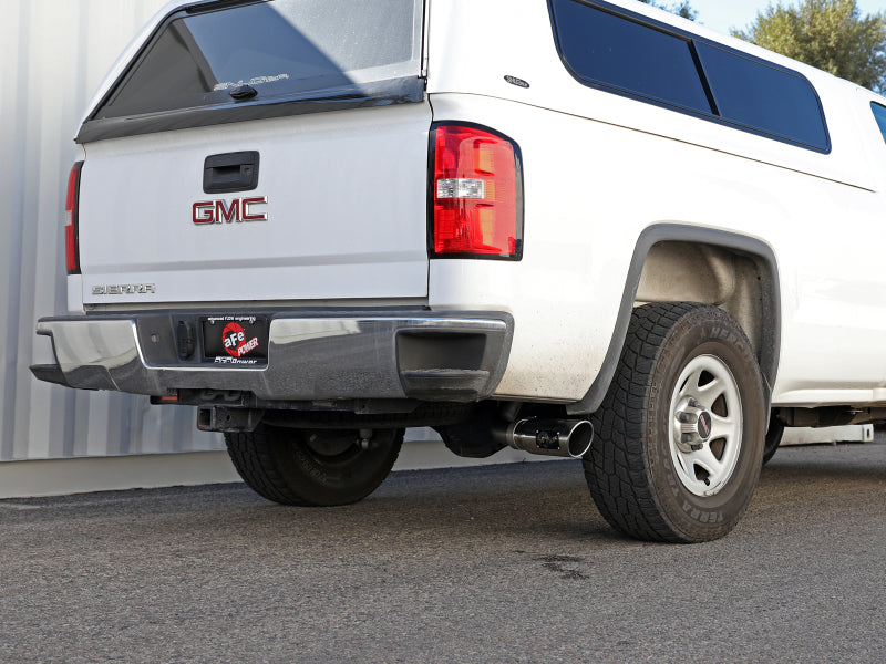 aFe Apollo GT Series 3in 409SS GM Silverado/Sierra 1500 09-18 V6-4.3/V8-4.8/5.3L - Polished - 49-44136-P
