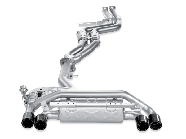 Akrapovic 11-12 BMW 1 Series M Coupe (E82) Evolution Line Cat Back (Titanium) w/ Carbon Tips - ME-BM/T/3-C