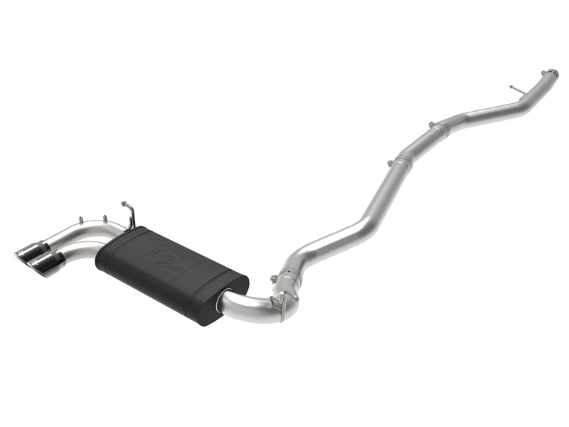 aFe MACH Force-Xp 2-1/2in 304 SS Cat Back Exh w/Black Tips 14-16 BMW 228i (F22/23) L4-2.0L (t) N20 - 49-36345-B