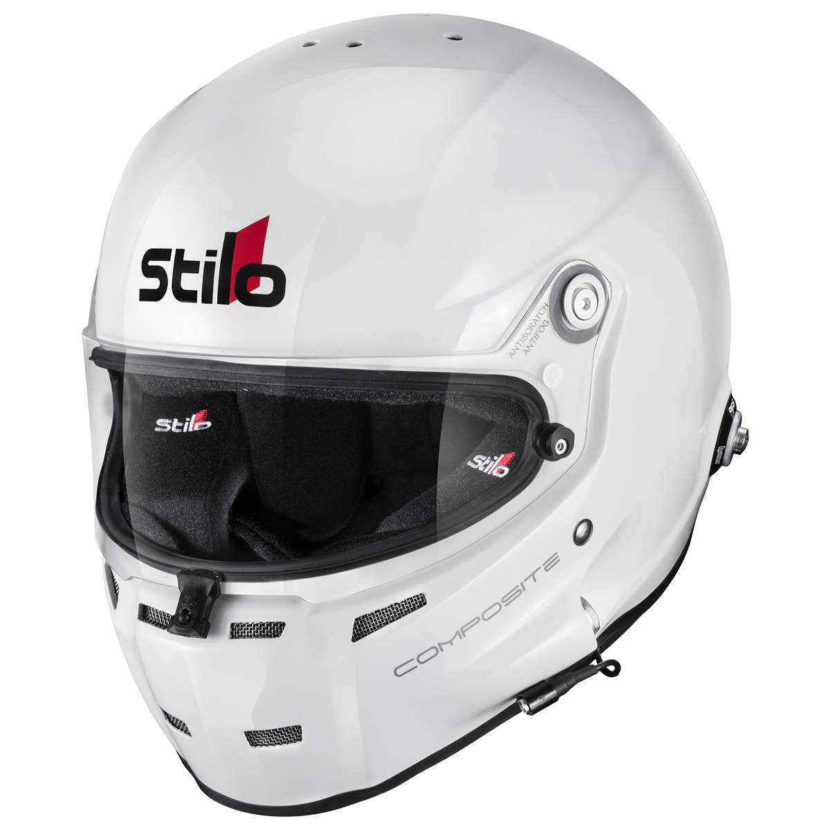 Stilo - SA2020 ST5 GT Composite Racing Helmet - White/Black