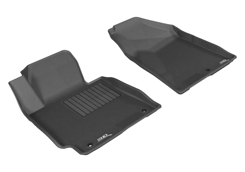 3D MAXpider 2014-2018 Kia Forte Kagu 1st Row Floormat - Black - L1KA01711509
