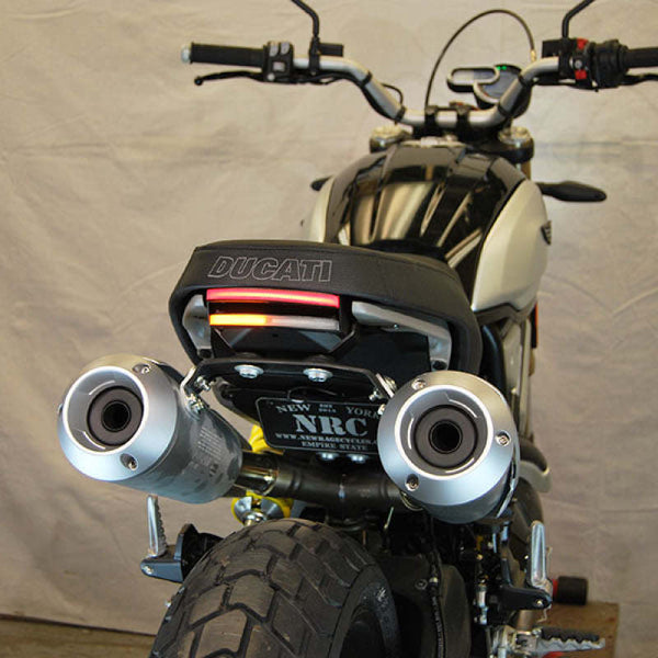 New Rage Cycles 18+ Ducati Scrambler 1100 Fender Eliminator Kit Tucked - S1100-FE-T - front view