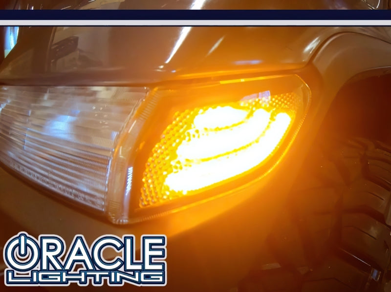 Oracle Jeep Wrangler JL Smoked Lens LED Front Sidemarkers SEE WARRANTY - 5853-504