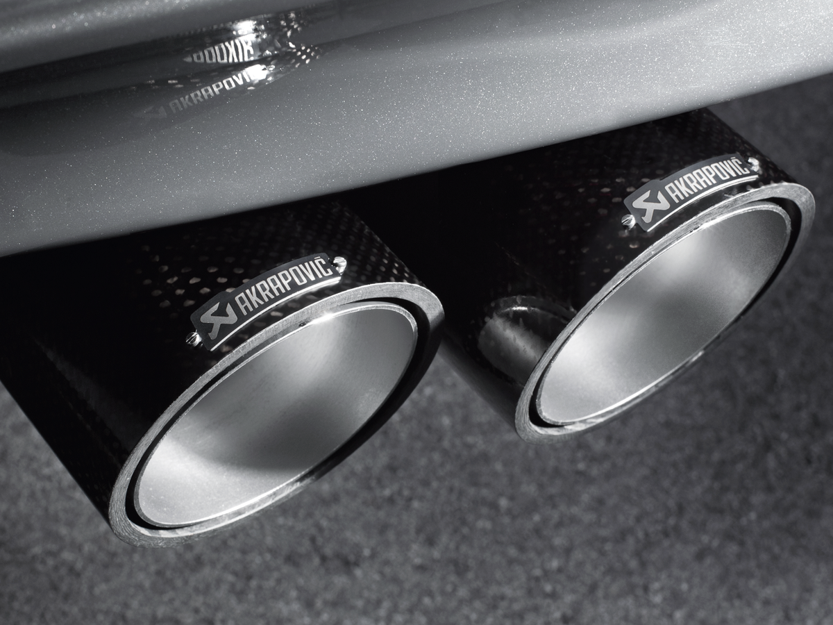 Akrapovic 11-12 BMW 1 Series M Coupe (E82) Evolution Line Cat Back (Titanium) w/ Carbon Tips - ME-BM/T/3-C