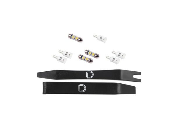 Diode Dynamics 14-18 Subaru ester Interior LED Kit Cool White Stage 1 - DD0611 for 2015 Subaru Forester - front view