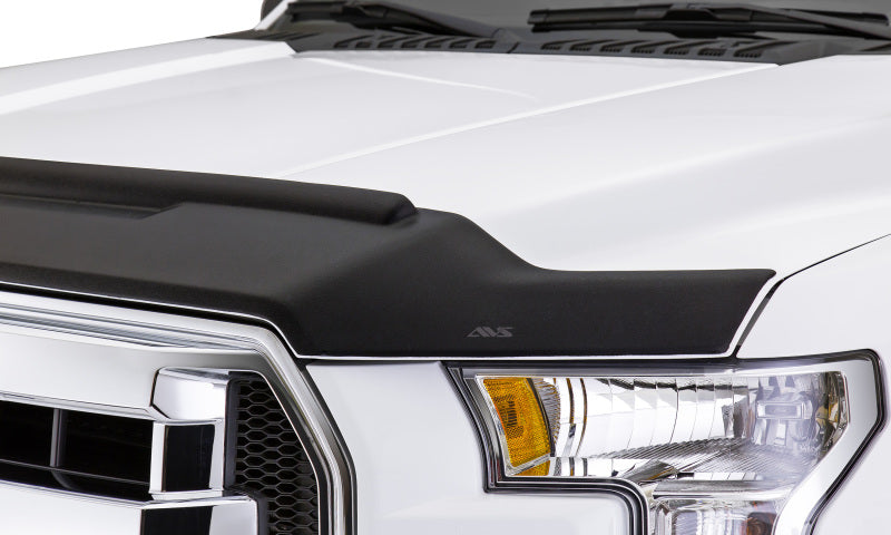 AVS 17-18 Ford F-150 Raptor Aeroskin II Textured Low Profile Hood Shield - Black - 436127