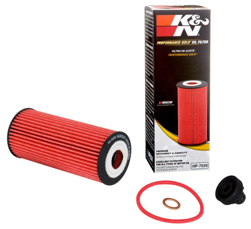 K&amp;N Automotive Oil Filter - 14-17 Mini Cooper 1.5L L3 Gas - HP-7039