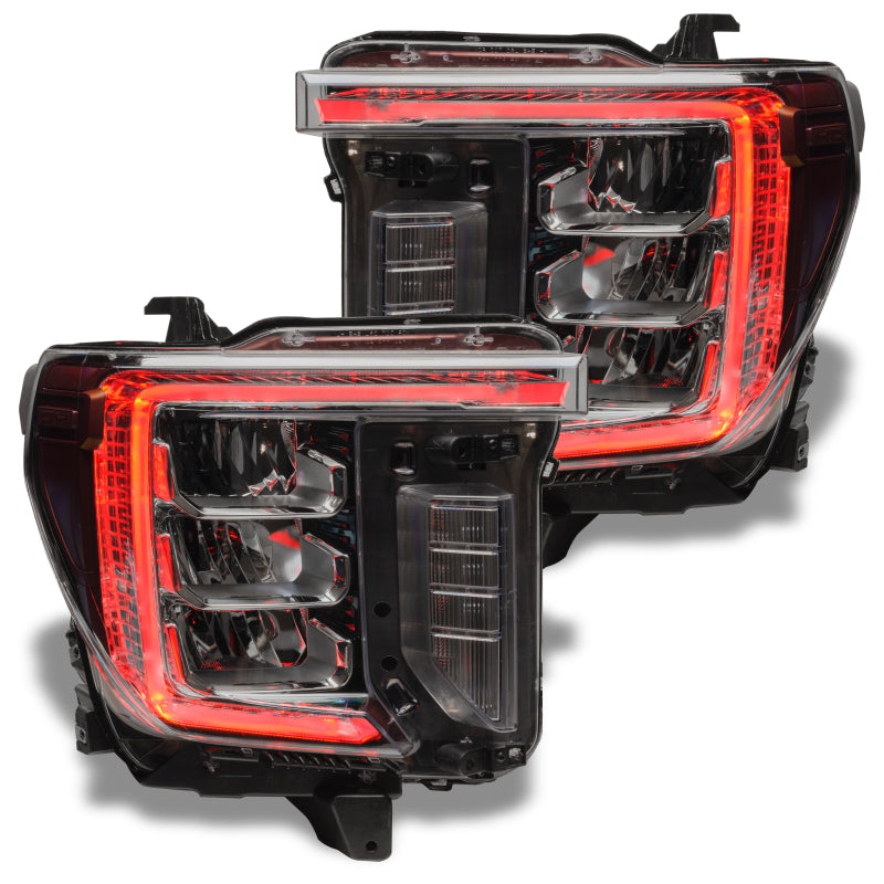 Oracle 20-21 GMC Sierra 2500/3500 HD RGB+W Headlight DRL Upgrade Kit - ColorSHIFT SEE WARRANTY - 1451-330