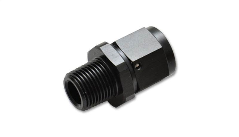 Vibrant -6AN to 1/8in NPT Female Swivel Straight Adapter Fitting - 11368