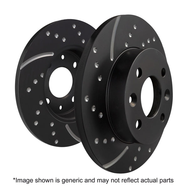 EBC 2020+ Nissan Sentra 2.0L GD Sport Rear Rotors - GD7862 for 2020-2023 Nissan Sentra - front view
