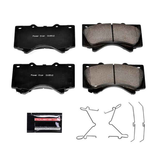 Power Stop 08-11 Lexus LX570 Front Z23 Evolution Sport Brake Pads w/Hardware - Z23-1303 for 2008-2022 Toyota Sequoia - front 