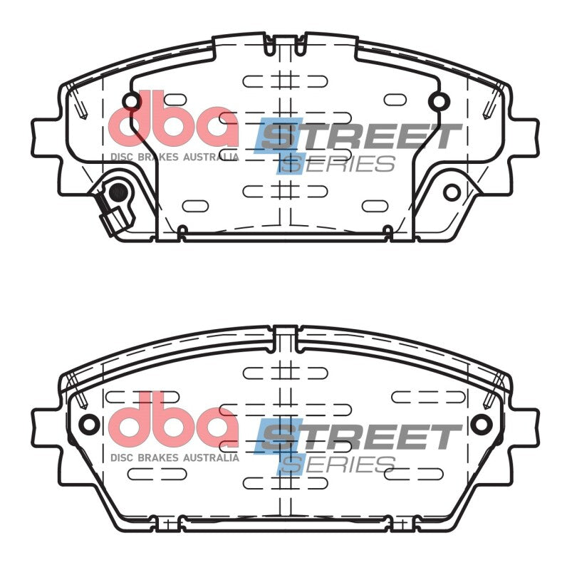 DBA 2019+ Mazda 3 BP Street Series Front Brake Pads - DB15046SS