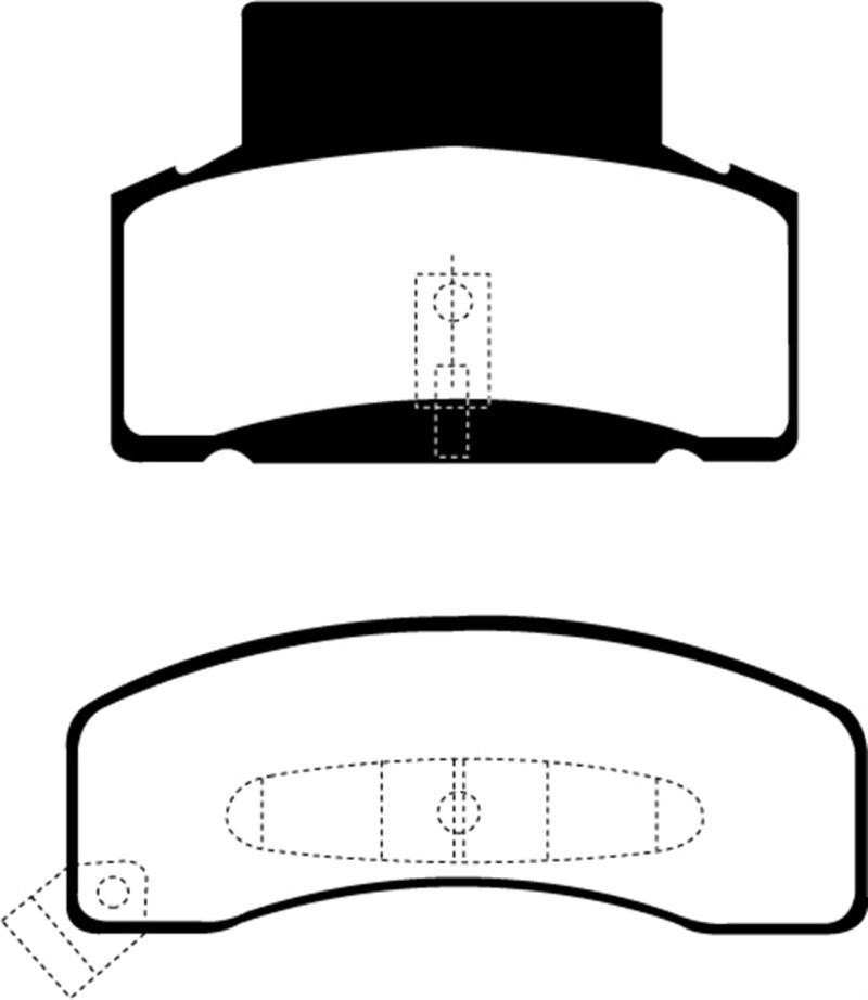 EBC 92-99 Chevrolet C30 DRW Yellowstuff Front Brake Pads - DP41268R